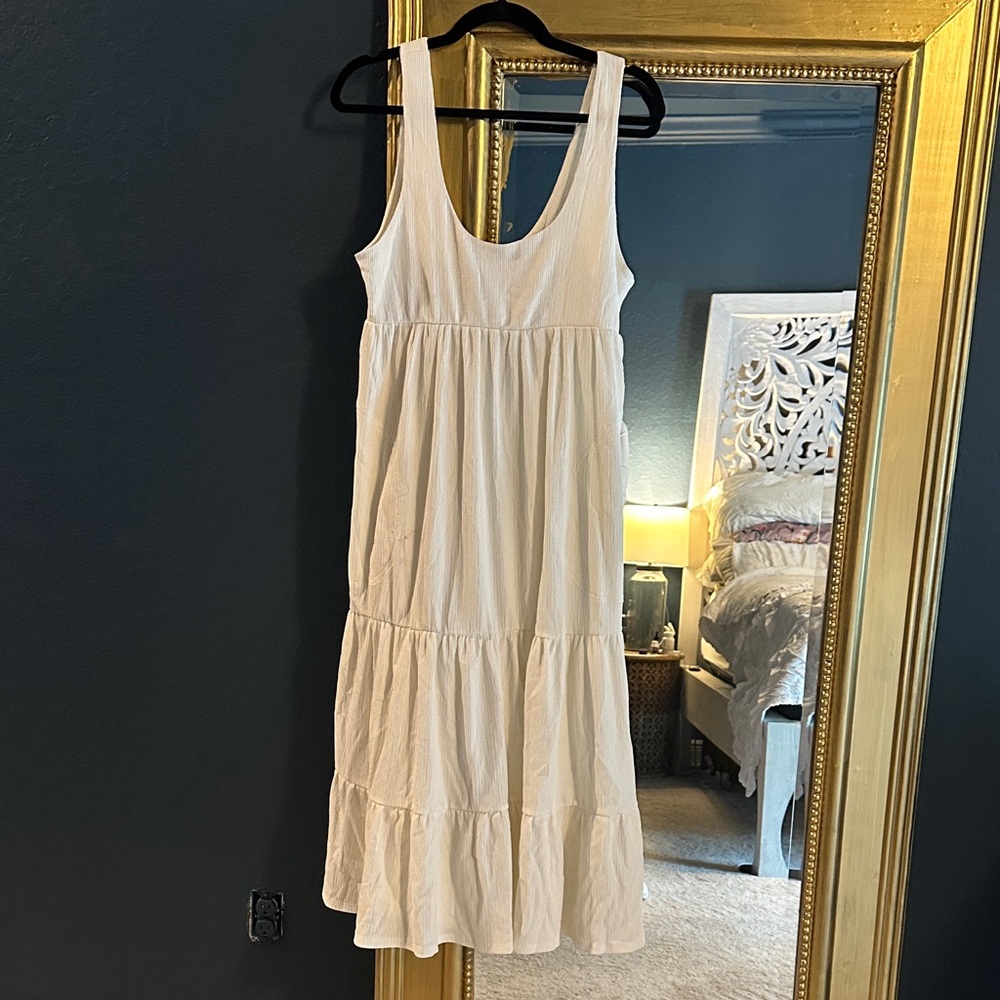 Free People White Maxi Dress